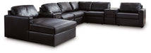 Modmax II Sectional with Chaise and Audio Consoles - In Home Furniture (San Antonio, TX)