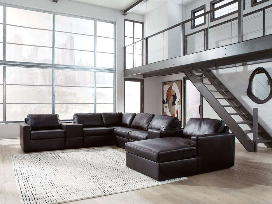 Modmax II Sectional with Chaise and Storage Consoles - In Home Furniture (San Antonio, TX)