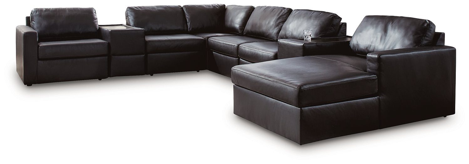 Modmax II Sectional with Chaise and Storage Consoles - In Home Furniture (San Antonio, TX)
