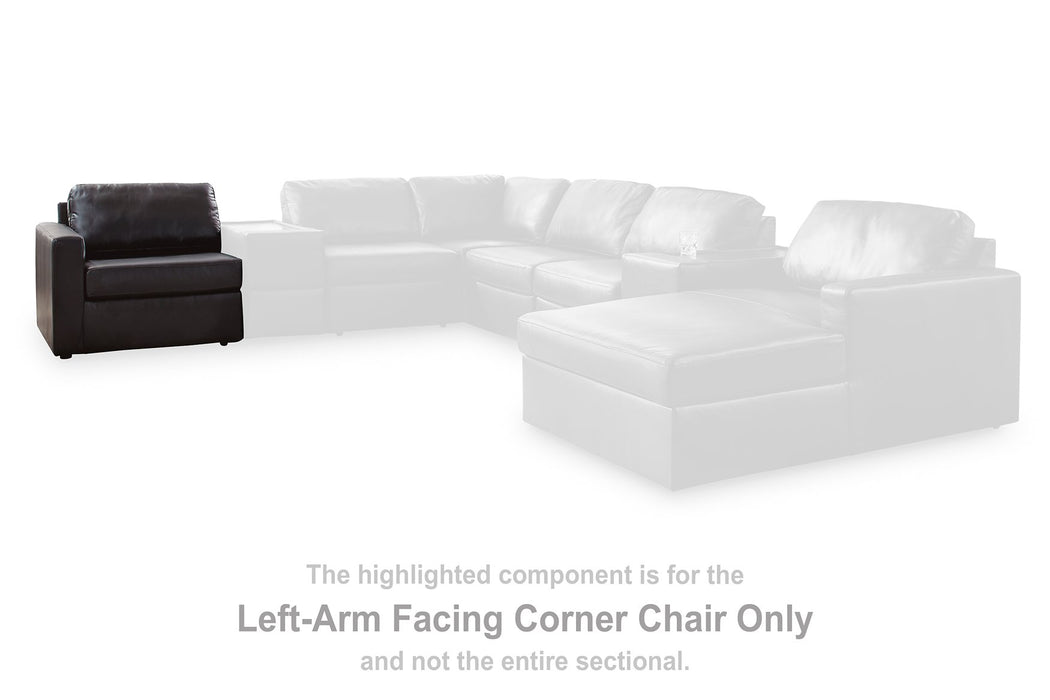 Modmax II Sectional with Chaise and Storage Consoles - In Home Furniture (San Antonio, TX)