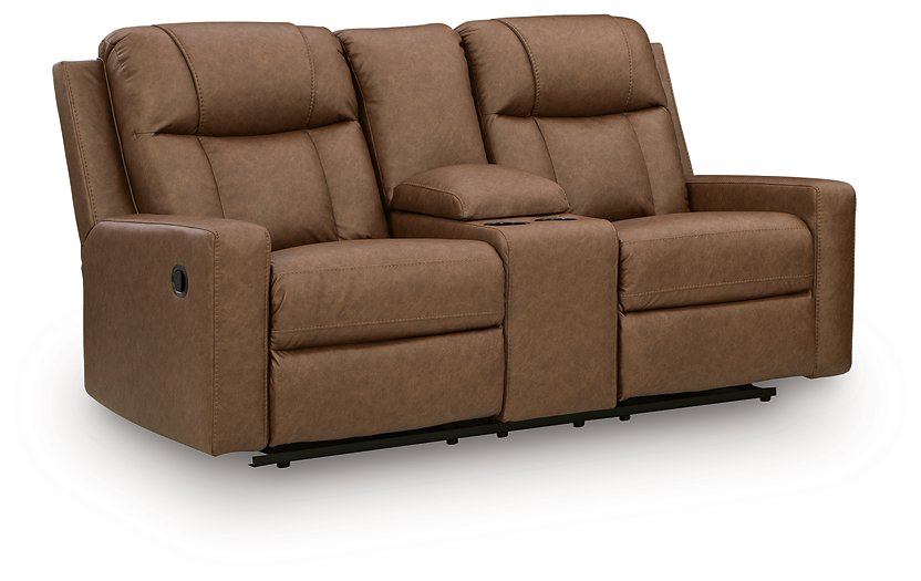 Mackmenville Reclining Loveseat with Console - In Home Furniture (San Antonio, TX)