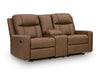 Mackmenville Reclining Loveseat with Console - In Home Furniture (San Antonio, TX)