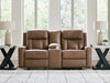 Mackmenville Reclining Loveseat with Console - In Home Furniture (San Antonio, TX)