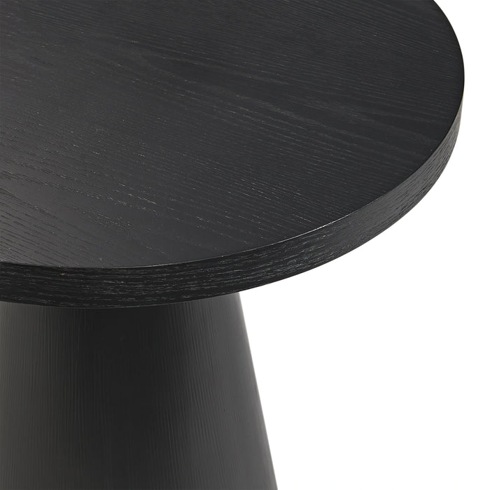 Portland Round Coffee Table in Black