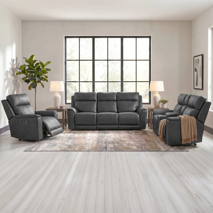 Mustang P3 Loveseat with Console in Aline