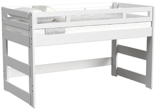 Elements International Cali Kids Twin Junior Loft Bed in White image