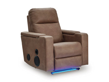 Lorrenton Power Glider Recliner with Audio System - In Home Furniture (San Antonio, TX)