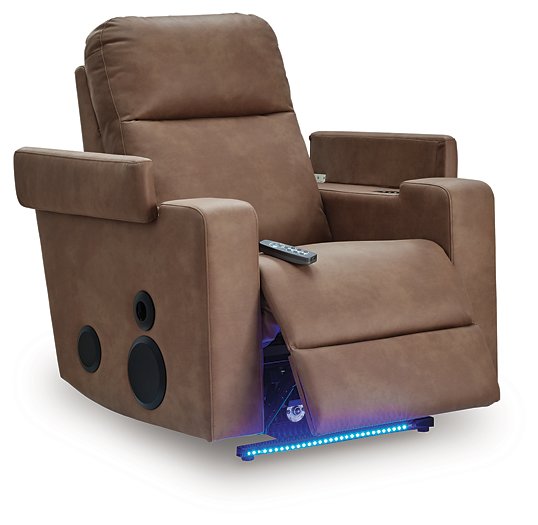 Lorrenton Power Glider Recliner with Audio System - In Home Furniture (San Antonio, TX)