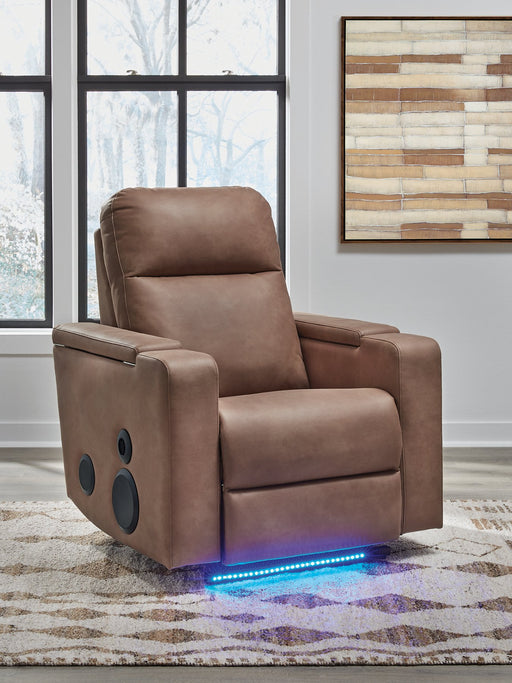Lorrenton Power Glider Recliner with Audio System - In Home Furniture (San Antonio, TX)