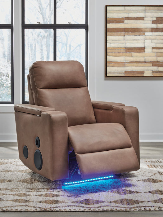 Lorrenton Power Glider Recliner with Audio System - In Home Furniture (San Antonio, TX)