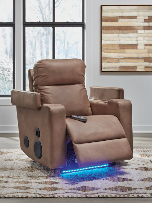 Lorrenton Power Glider Recliner with Audio System - In Home Furniture (San Antonio, TX)