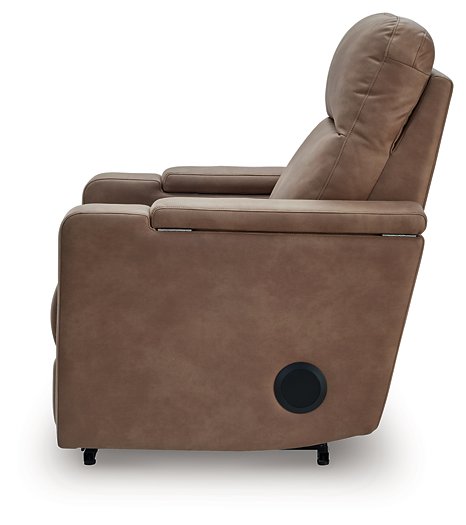 Lorrenton Power Glider Recliner with Audio System - In Home Furniture (San Antonio, TX)