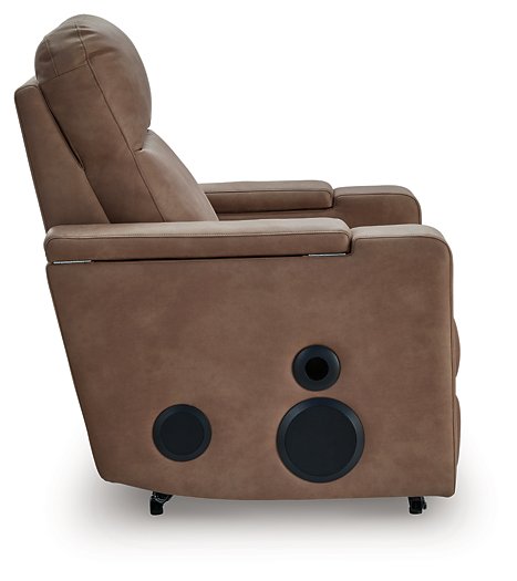 Lorrenton Power Glider Recliner with Audio System - In Home Furniture (San Antonio, TX)