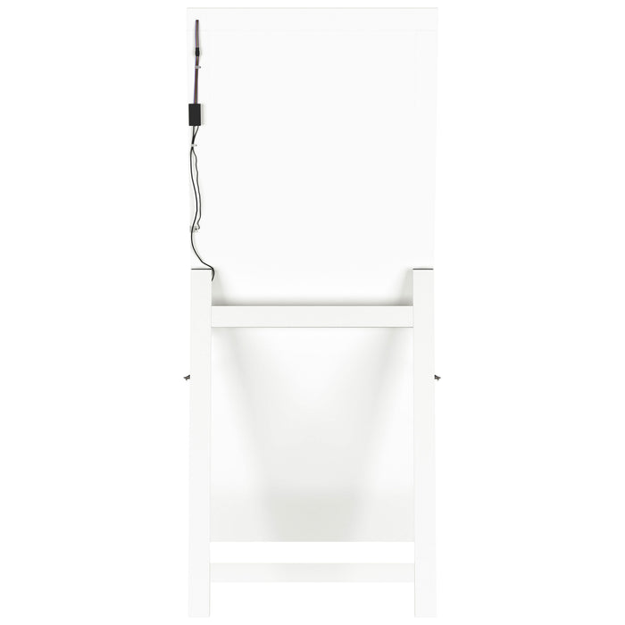 Windrose Standing Mirror with LED Lighting