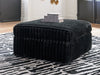 Midnight-Madness Oversized Accent Ottoman - In Home Furniture (San Antonio, TX)
