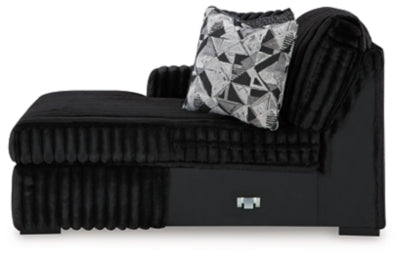 Midnight-Madness Super Chaise - In Home Furniture (San Antonio, TX)