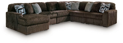 Midnight-Madness Sectional with Chaise - In Home Furniture (San Antonio, TX)