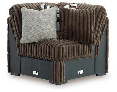 Midnight-Madness Sectional with Chaise - In Home Furniture (San Antonio, TX)