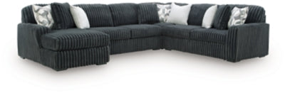 Midnight-Madness Sectional with Chaise - In Home Furniture (San Antonio, TX)