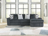 Midnight-Madness Sectional Sofa with Chaise - In Home Furniture (San Antonio, TX)