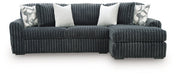 Midnight-Madness Sectional Sofa with Chaise - In Home Furniture (San Antonio, TX)