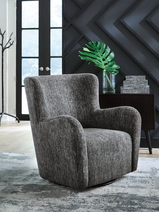 Rowenburg Swivel Glider Accent Chair - In Home Furniture (San Antonio, TX)