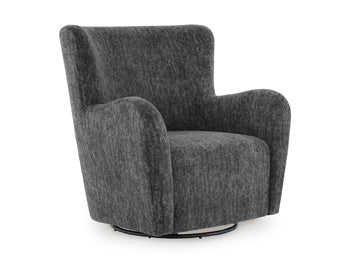 Rowenburg Swivel Glider Accent Chair - In Home Furniture (San Antonio, TX)