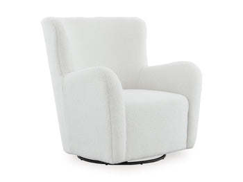 Rowenburg Swivel Glider Accent Chair - In Home Furniture (San Antonio, TX)