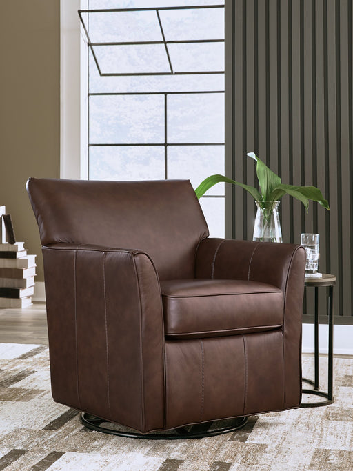 Braydunn Swivel Glider Accent Chair - In Home Furniture (San Antonio, TX)