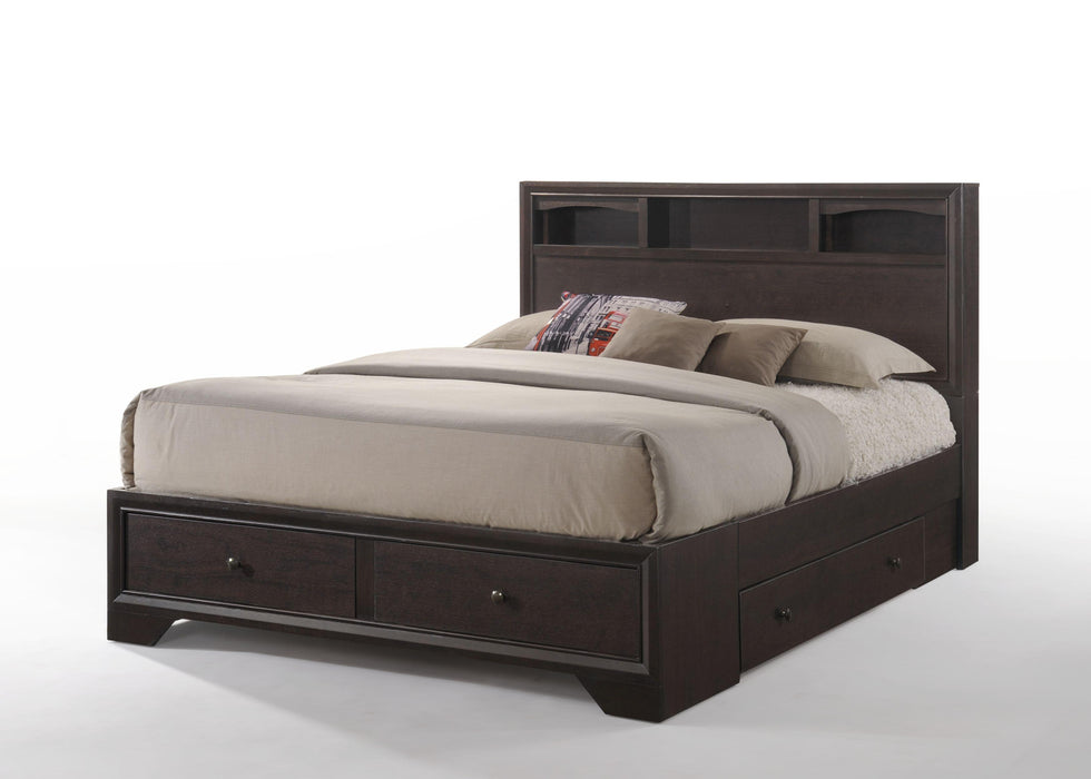 Madison II Espresso Queen Bed - In Home Furniture (San Antonio, TX)