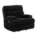 Admiral 3PC Living Room Set in Masis Black-Sofa, Loveseat & Recliner - In Home Furniture (San Antonio, TX)