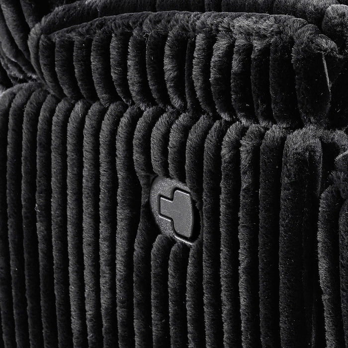 Admiral Motion Recliner in Masis Black - In Home Furniture (San Antonio, TX)