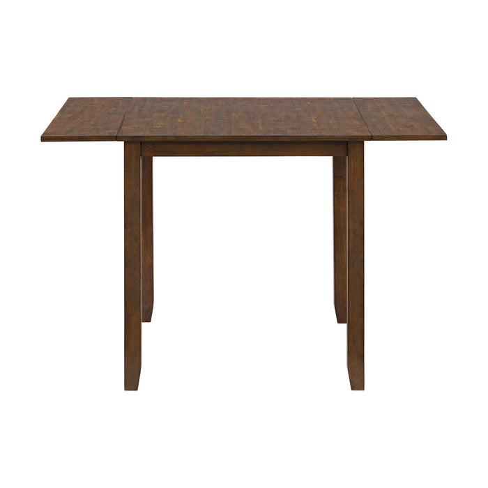 Alex 3PC Dining Set with Drop Leaf Table in Espresso - In Home Furniture (San Antonio, TX)