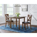 Alex 3PC Dining Set with Drop Leaf Table in Espresso - In Home Furniture (San Antonio, TX)