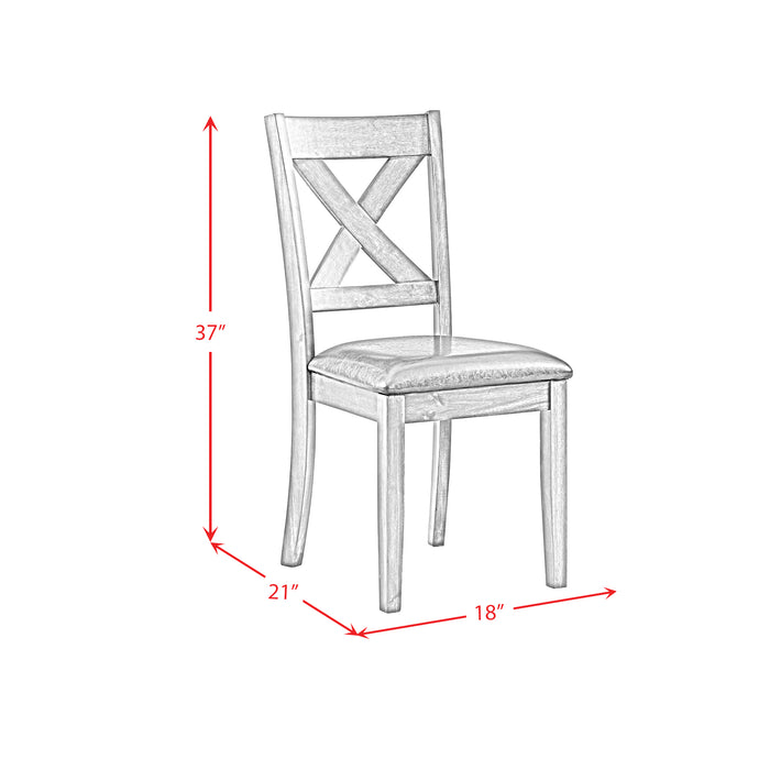 Alex 3PC Dining Set with Drop Leaf Table in Espresso - In Home Furniture (San Antonio, TX)