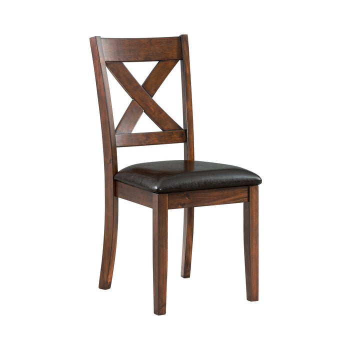Alex Dining Side Chair Espresso (2 PER PACK) - In Home Furniture (San Antonio, TX)