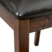 Alex Counter Side Chair W/Brown PU Espresso (2 Per Pack) - In Home Furniture (San Antonio, TX)