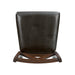 Alex Counter Side Chair W/Brown PU Espresso (2 Per Pack) - In Home Furniture (San Antonio, TX)