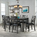 Alex 60" 7pcs Dining Set - In Home Furniture (San Antonio, TX)