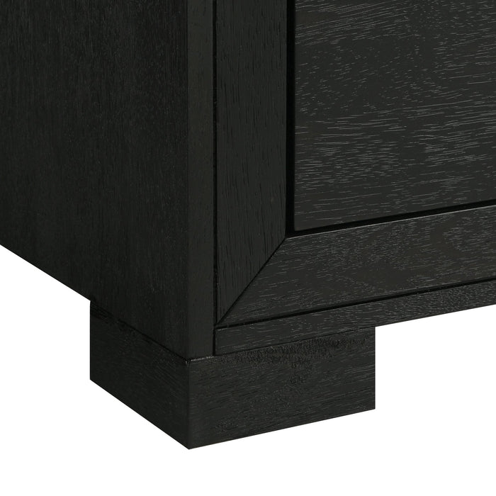 Allan 6-Drawer Dresser in Black - In Home Furniture (San Antonio, TX)