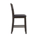 Amherst Counter Side Chair W/PU Cushion Dark Finish (2 Per Pack) - In Home Furniture (San Antonio, TX)