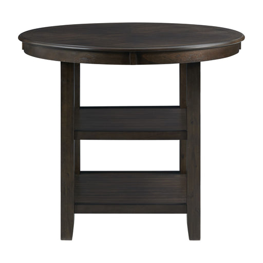 Amherst Counter Table w/Wood Leg Dark Finish - In Home Furniture (San Antonio, TX)