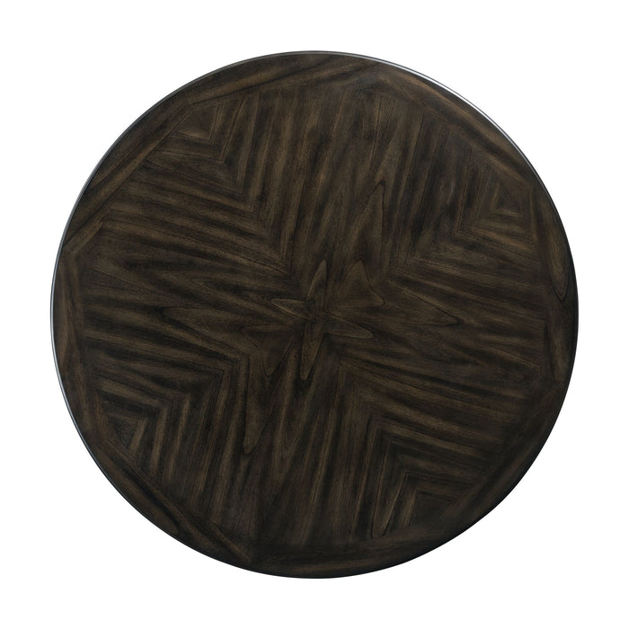 Amherst Dining Table w/Wood Leg Dark Finish - In Home Furniture (San Antonio, TX)