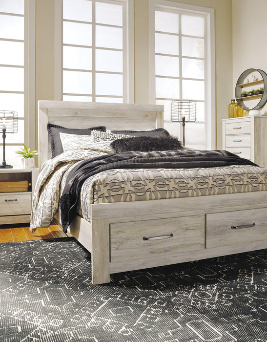 Bellaby Bed with 2 Storage Drawers - In Home Furniture (San Antonio, TX)