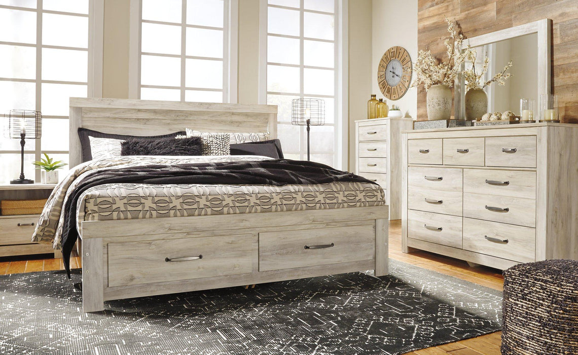 Bellaby Bed with 2 Storage Drawers - In Home Furniture (San Antonio, TX)