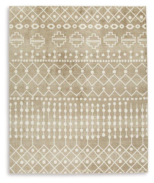 Bunchly 7'10" x 10'3" Washable Rug - In Home Furniture (San Antonio, TX)
