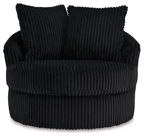 Gramwell Swivel Accent Chair - In Home Furniture (San Antonio, TX)