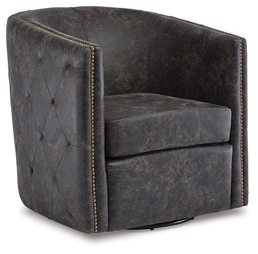 Brentlow Swivel Accent Chair - In Home Furniture (San Antonio, TX)