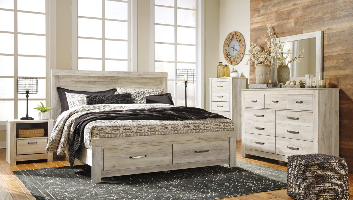 Bellaby Bed with 2 Storage Drawers - In Home Furniture (San Antonio, TX)