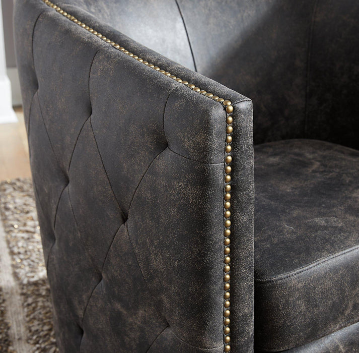 Brentlow Swivel Accent Chair - In Home Furniture (San Antonio, TX)